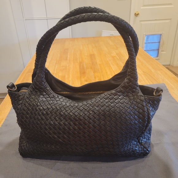 🔳EUC~ PLATANIA GENUINE LEATHER SHOULDER BAG - Picture 6 of 13